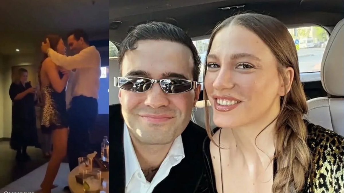Serenay Sarıkaya ve Mert Demir’den Romantik Dans Şovu: Magazin Gündemini Salladılar