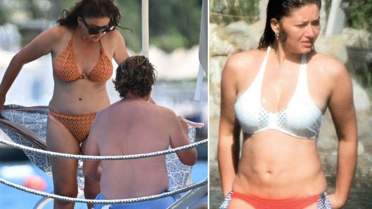 Nurgül Yeşilçay Marmaris’te Tatil Keyfi Yaparken Kameralara Yakalandı