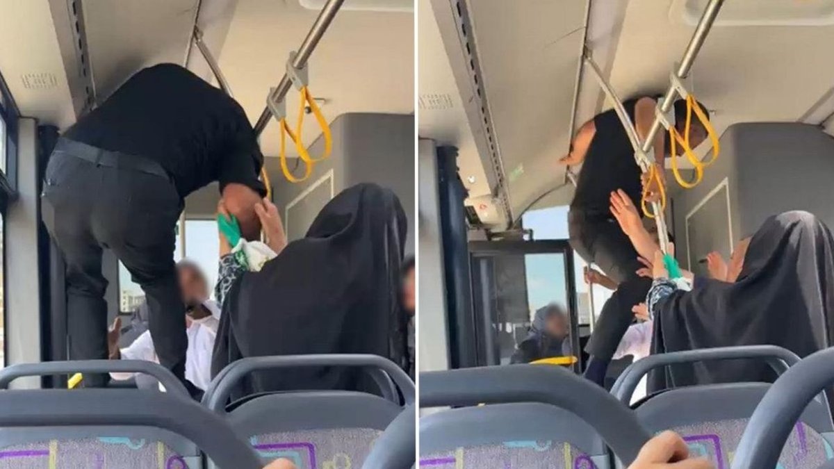 Adıyaman’da Otobüste Dehşet Anları Kavga Büyüdü Bir Yolcu Açık Kapıdan Düştü