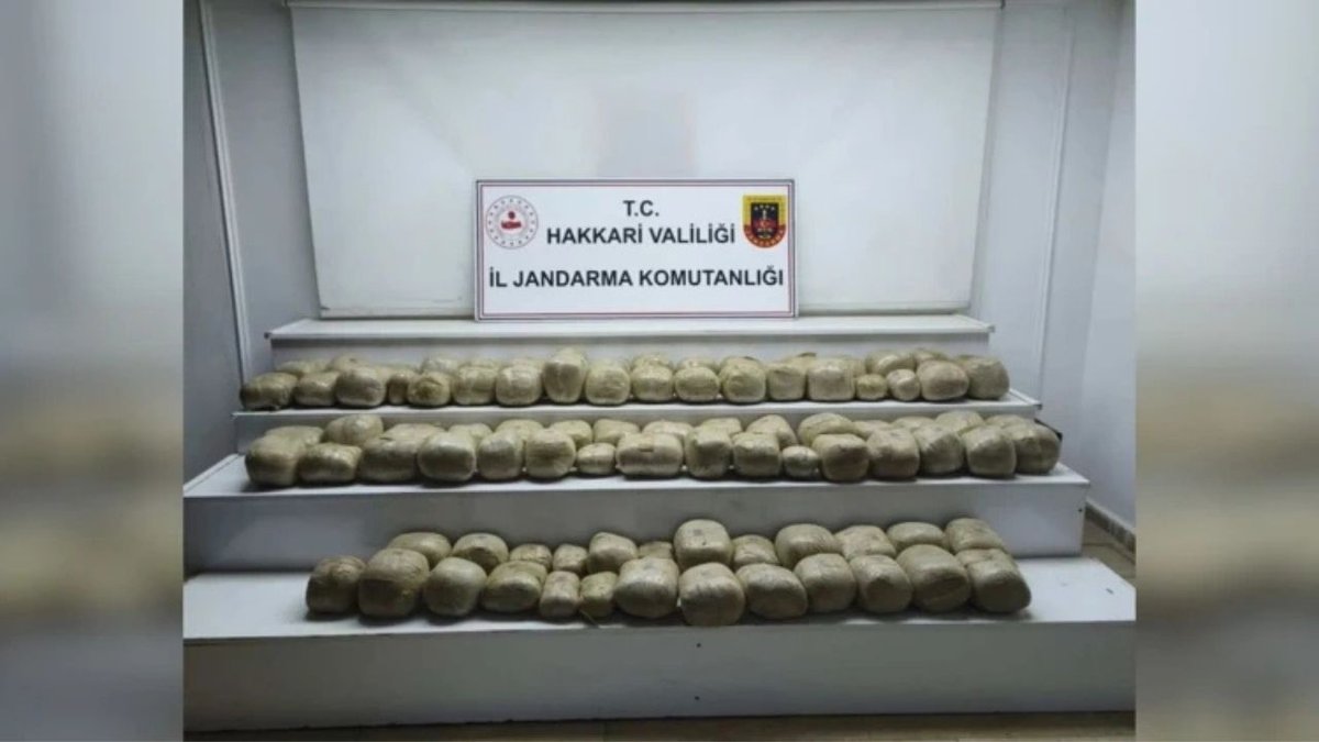 Hakkari’de uyuşturucu operasyonu: 253 kilo esrar ele geçirildi