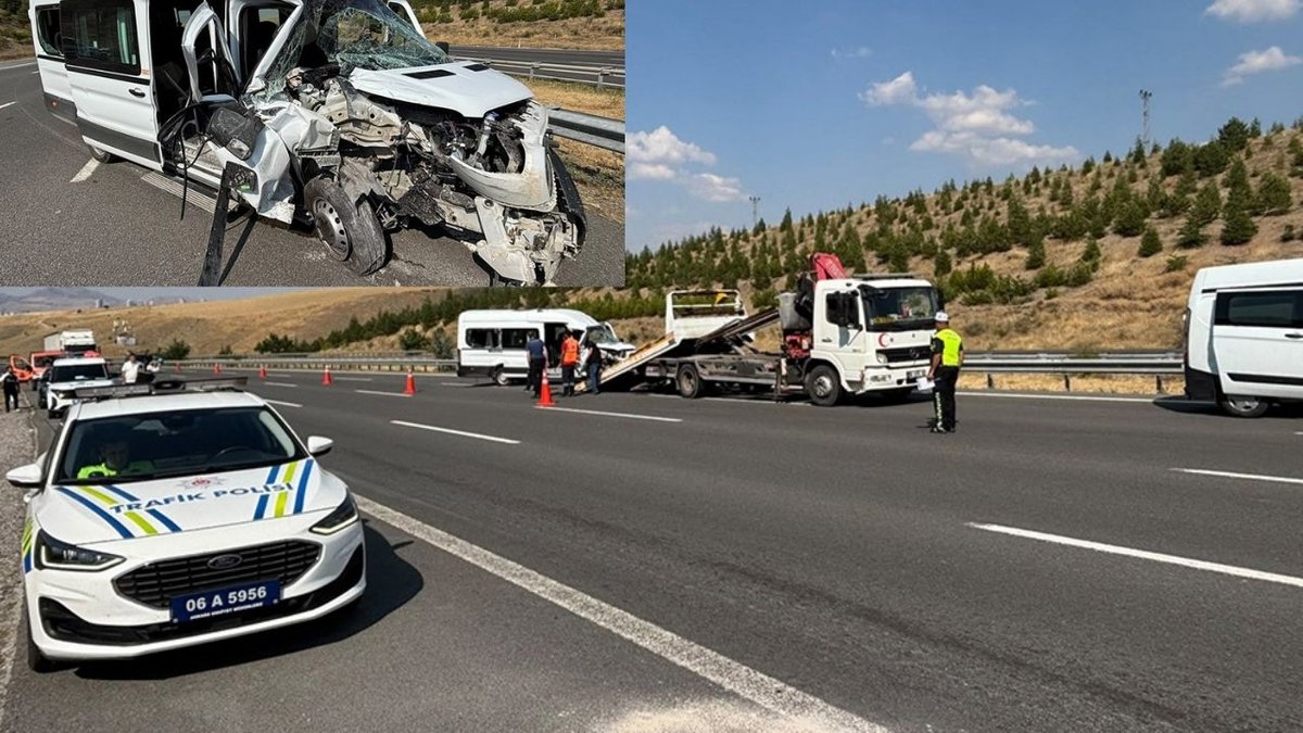 Ankara’da Servis Minibüsü Tıra Arkadan Çarptı: 7 Kişi Yaralandı