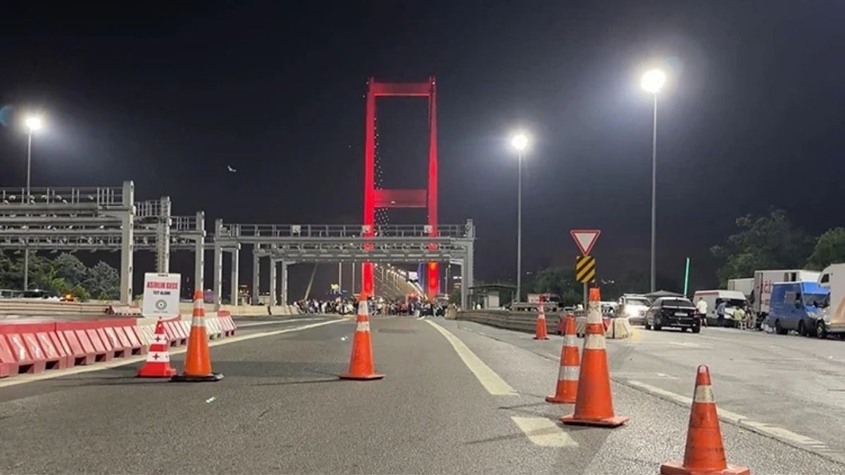 15 Temmuz Şehitler Köprüsü’nde gece saatlerinde trafik düzenlemesi: 3 gün kapalı olacak