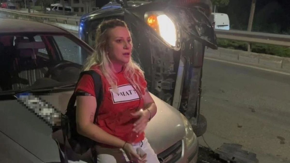 Bursa’da alkollü sürücü dehşeti: Park halindeki araca çarpıp yan yattı
